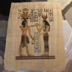 Authentic papiro from Egypt